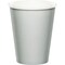 Party Central Hot and Cold Disposable Paper Drinking Party Tumbler Cups - 9oz. - Shimmering Silver - Club Pack of 240